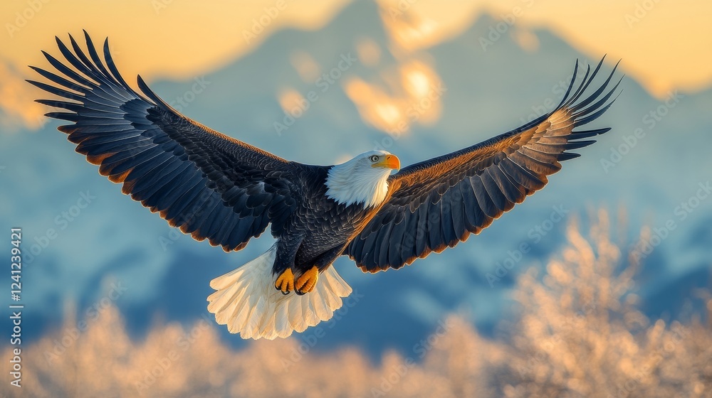 Obraz premium eagle in flight