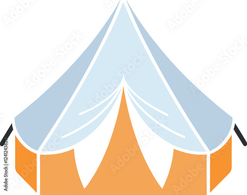 tent icon vector illustration