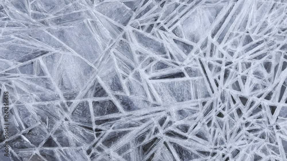 The freezing of water accumulated in streams during the cold season and the formation of unusual shapes The freezing of water accumulated in streams during the cold season and the formation of unusual shapes