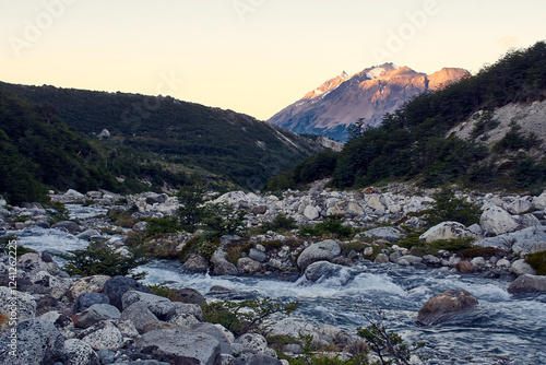 Wallpaper Mural mountain river in the mountains Torontodigital.ca