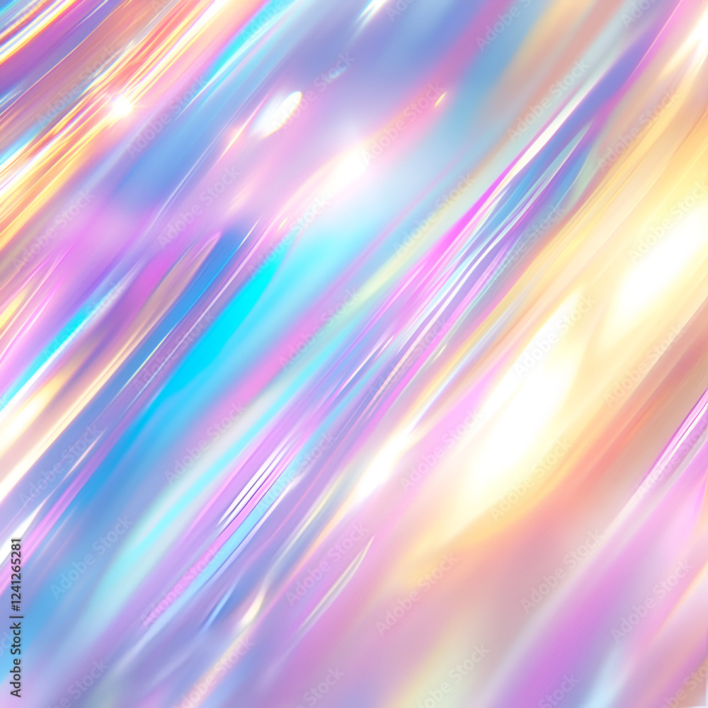 Fototapeta premium blurred holographic shiny background