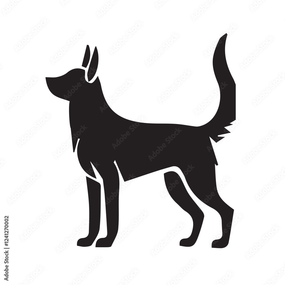 dog silhouette vector dog silhouette vector