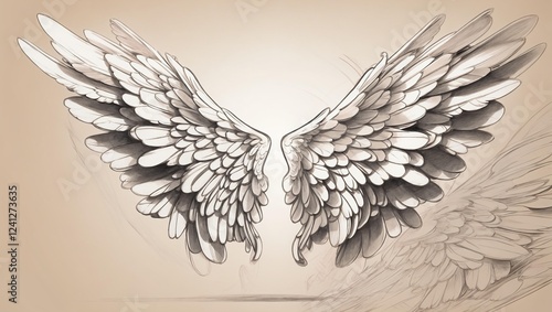 Angel Wings Sketch