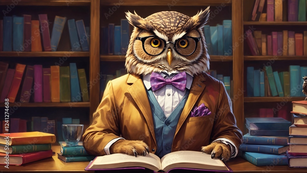 The Wise Owl Professor.