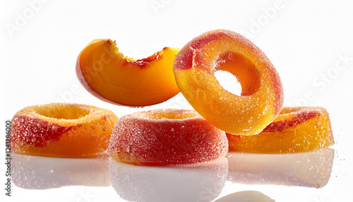 falling peach ring gummies