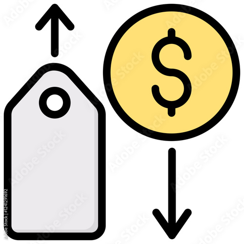 inflation vector filled outline icon