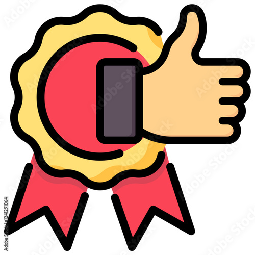 quality vector filled outline icon