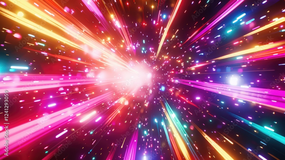 This vibrant abstract image features dynamic light rays bursting with color, creating a sense of movement and energy perfect for digital backgrounds or artistic projects. This vibrant abstract image features dynamic light rays bursting with color, creating a sense of movement and energy perfect for digital backgrounds or artistic projects.