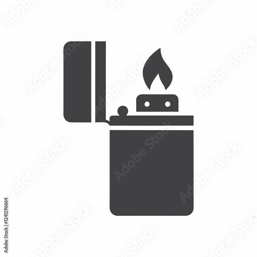 Modern Lighter Logo Design for Branding and Marketing. photo