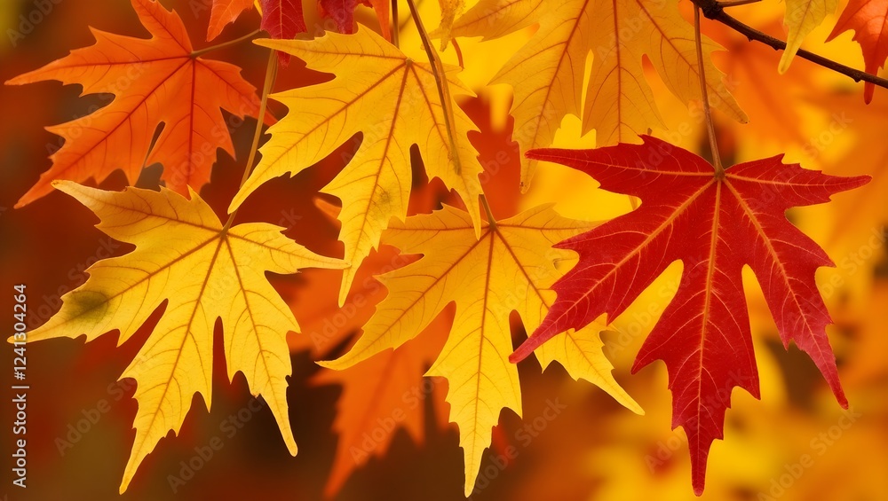 maple leaves on a white background maple leaves on a white background