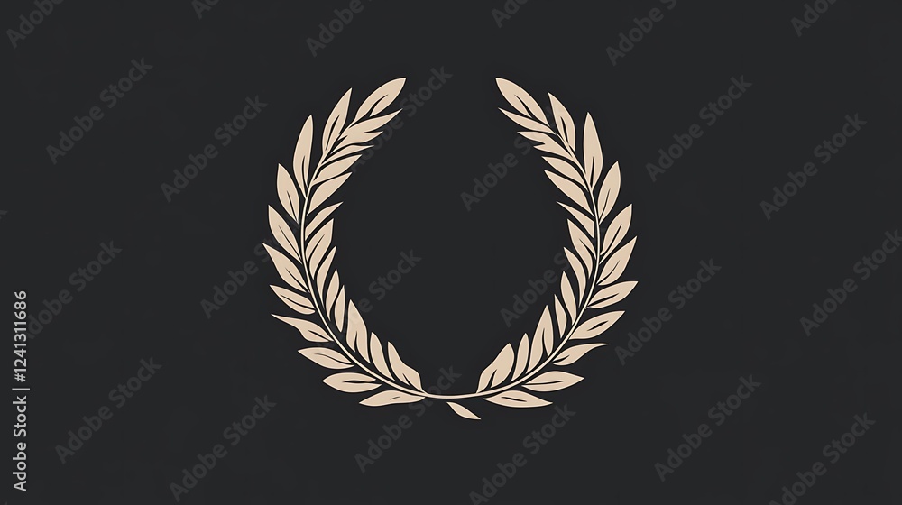 Elegant Laurel Wreath Frame for Design Elegant Laurel Wreath Frame for Design