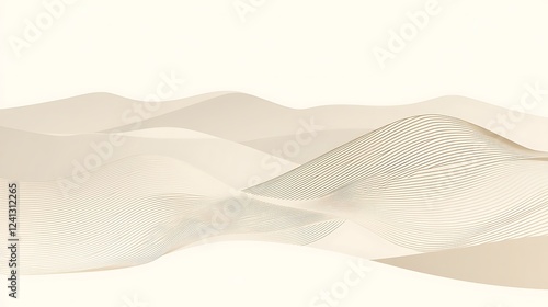 Abstract Desert Landscape