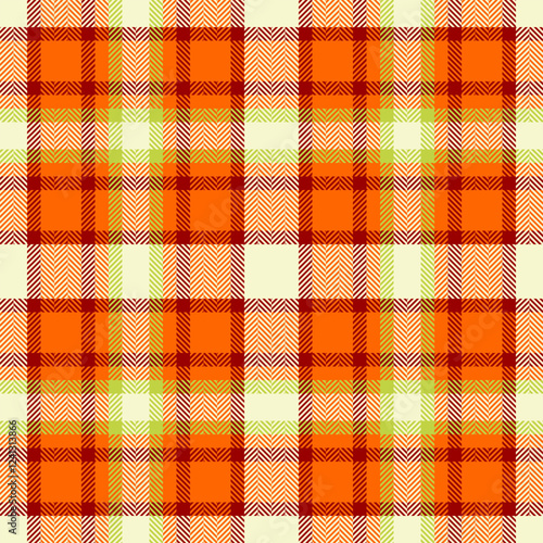 Yard texture textile pattern, fuzzy check fabric background. Proud tartan seamless plaid vector in bright and light goldenrod yellow colors.