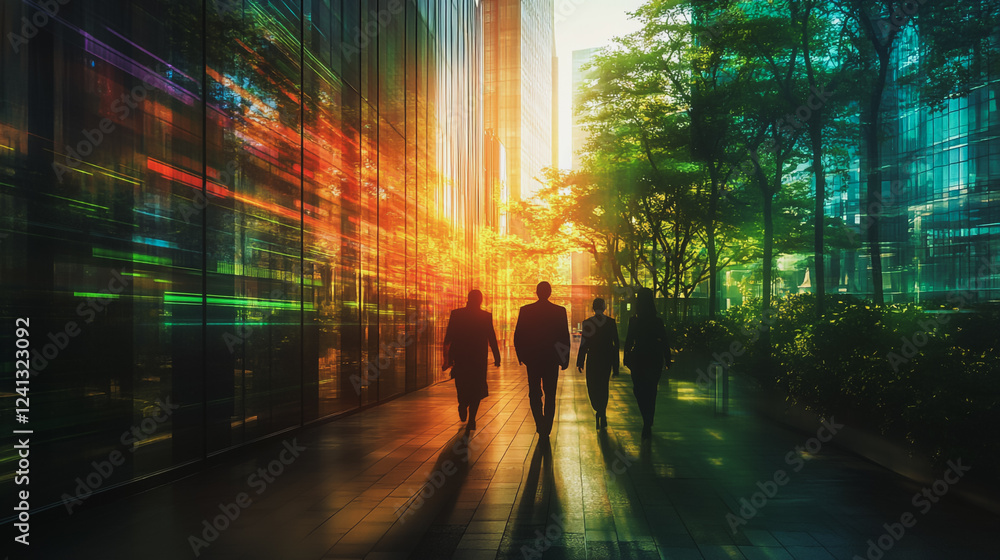 abstract professional business team people connection of line from nail node to node on Smart digital cityscap and skyline background , Innovation networking concept abstract professional business team people connection of line from nail node to node on Smart digital cityscap and skyline background , Innovation networking concept