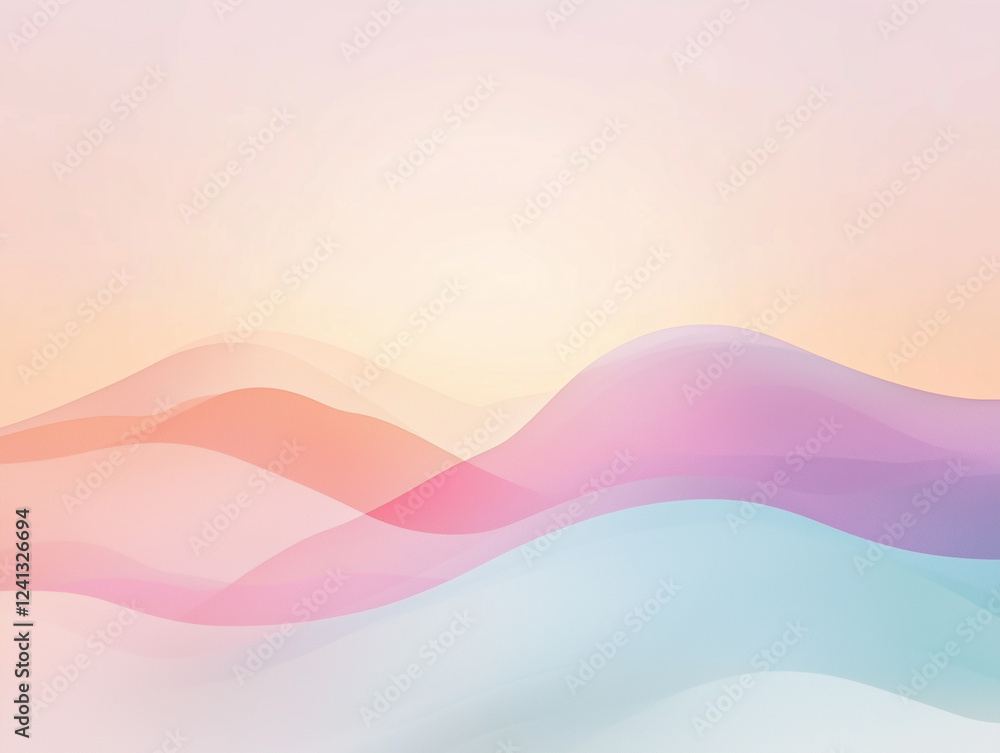 Soft Abstract Landscape with Gentle Gradients Soft Abstract Landscape with Gentle Gradients