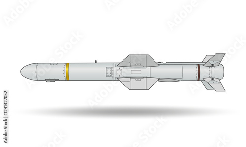 Anti ship missile with shadow