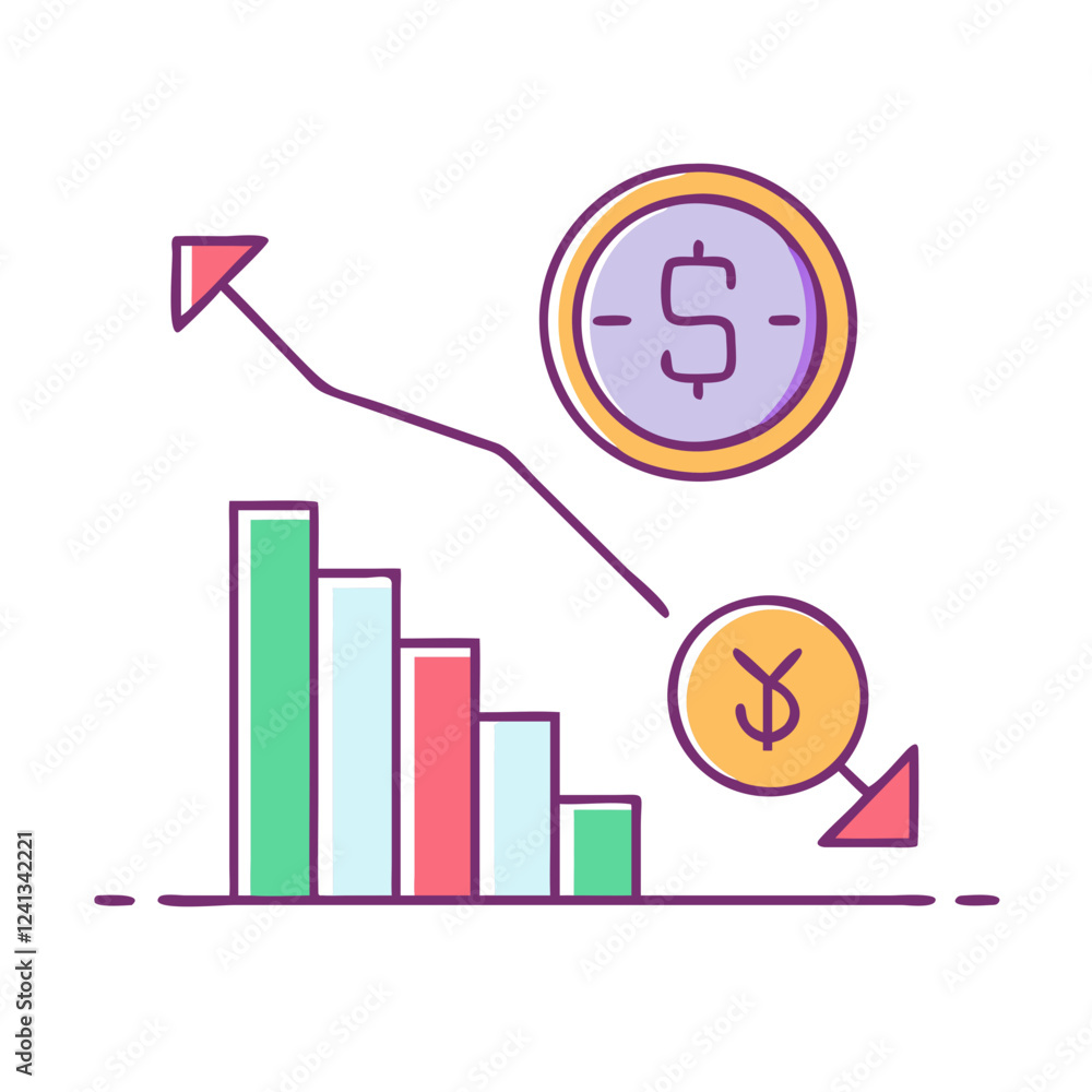 loss icon, loss vector illustration-simple illustration of loss, perfect for loss logos and icons loss icon, loss vector illustration-simple illustration of loss, perfect for loss logos and icons