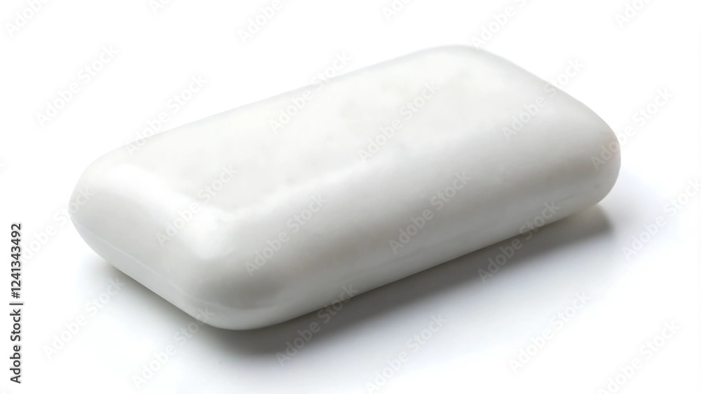 A chewing gum is isolated on a white background. A chewing gum is isolated on a white background.