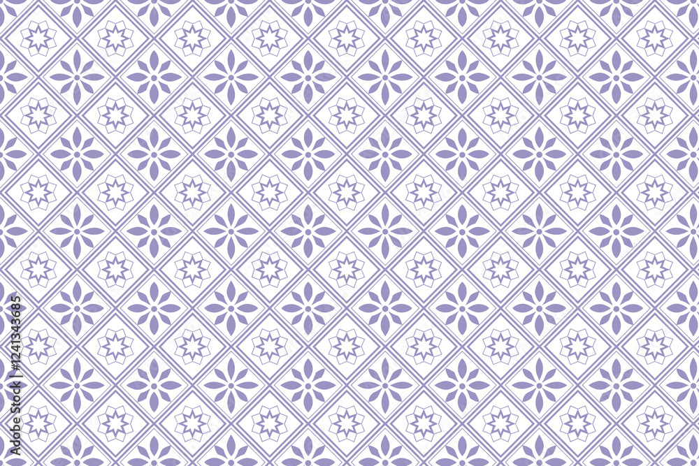 Ethnic Decorative Floral Seamless Pattern Design Background Ethnic Decorative Floral Seamless Pattern Design Background
