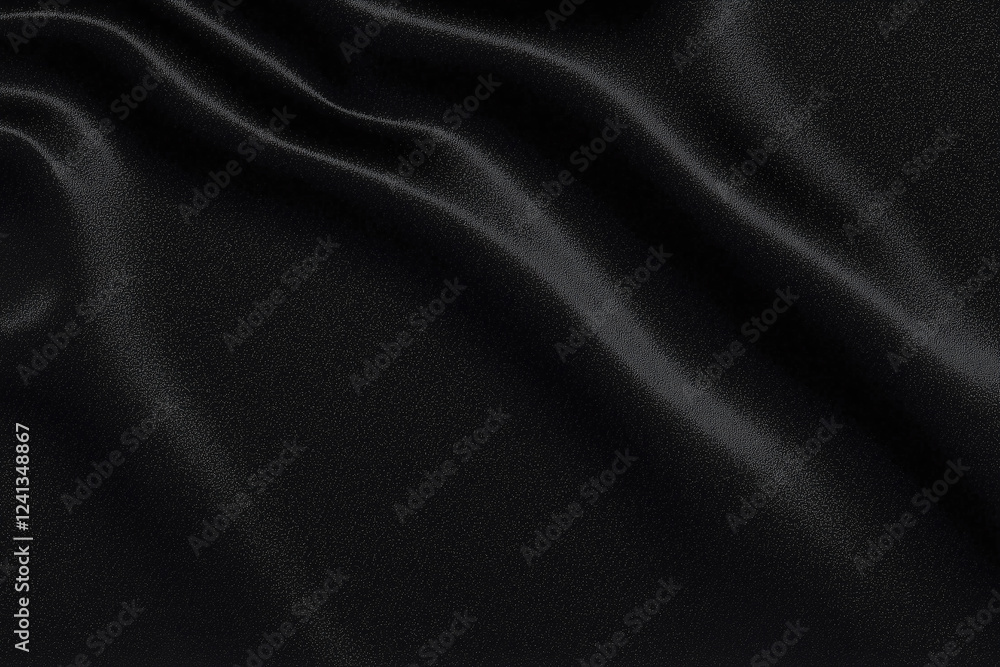 flat texture in raven black with radiant shimmering effect, showcasing smooth and elegant fabric. Perfect for backgrounds or design elements flat texture in raven black with radiant shimmering effect, showcasing smooth and elegant fabric. Perfect for backgrounds or design elements