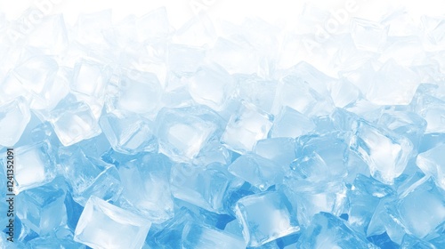 Stunning Ice Cubes: A Close-Up View of Frigid Beauty