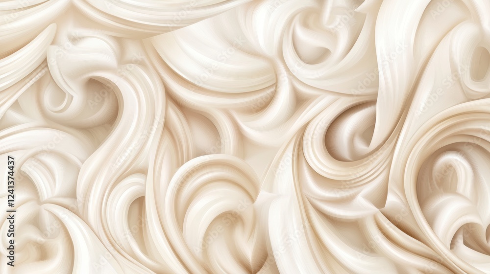 Whipped Cream Texture Design: A Smooth and Creamy Visual Feast Whipped Cream Texture Design: A Smooth and Creamy Visual Feast