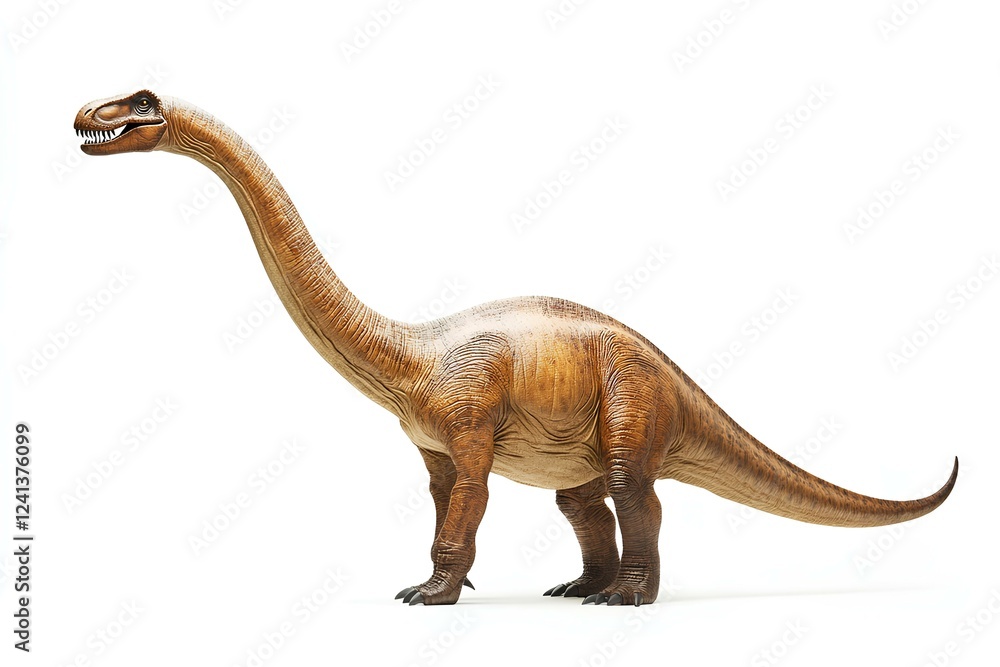 a Brachiosaurus isolated on white background a Brachiosaurus isolated on white background