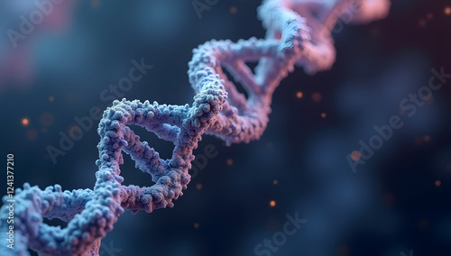 DNA molecules photo