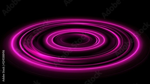 Dynamic Abstract Graphic Design with Concentric Circles