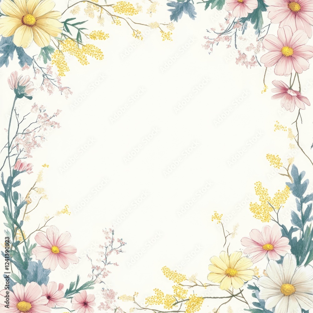 Circle of Floral Borders Circle of Floral Borders