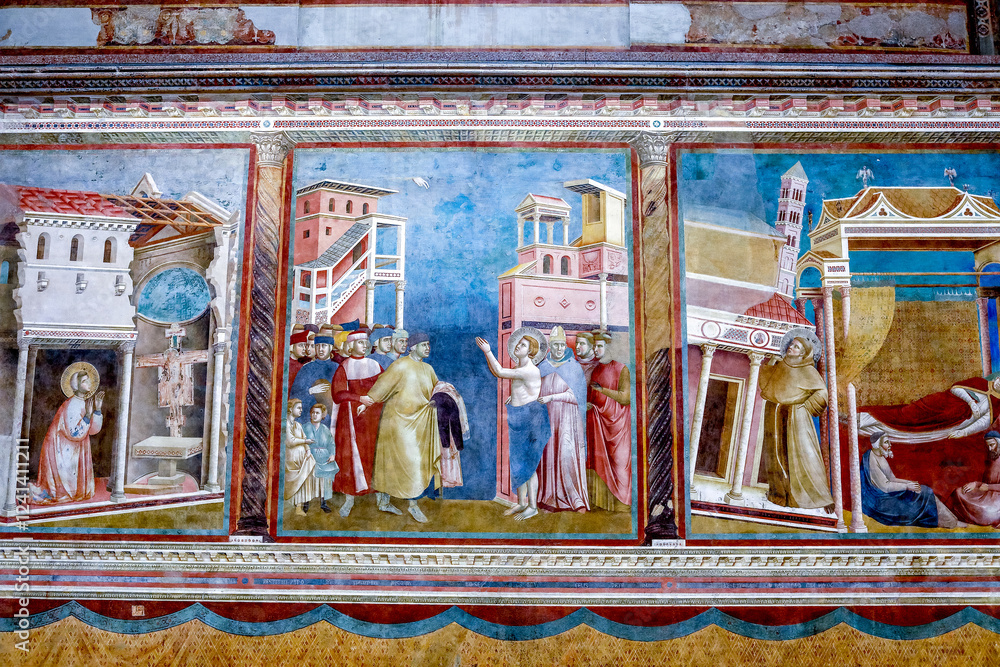 Ταπετσαρία Basilica of Saint Francis of Assisi, Umbria, Italy