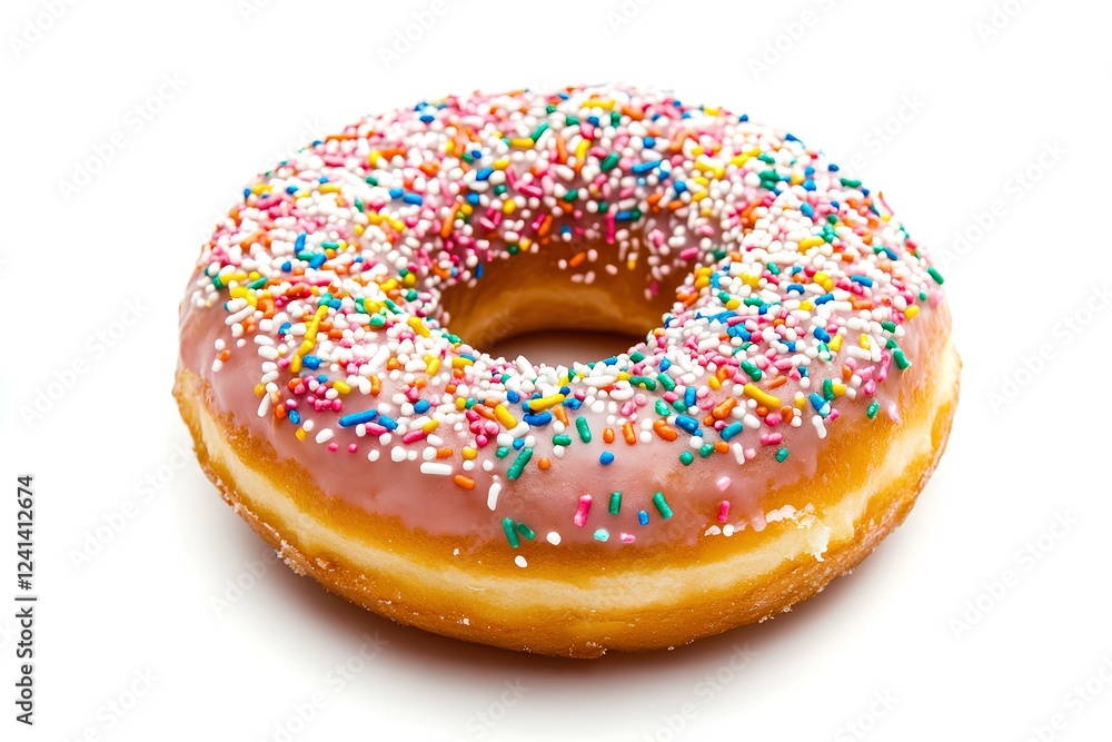 a doughnut isolated on white background a doughnut isolated on white background