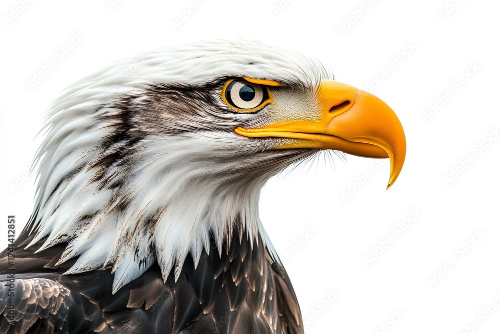 a Eagle isolated on white background a Eagle isolated on white background