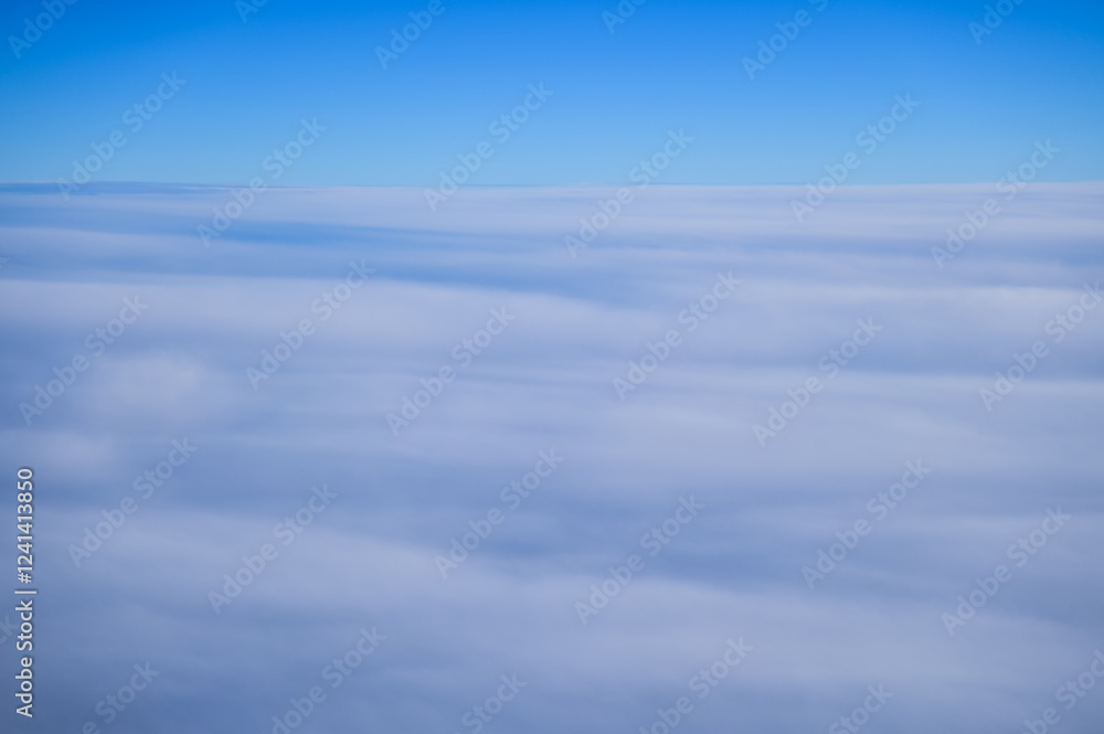 Stunning cloudscape, blue sky with white clouds. Nature scene. Nature background. Stunning cloudscape, blue sky with white clouds. Nature scene. Nature background.