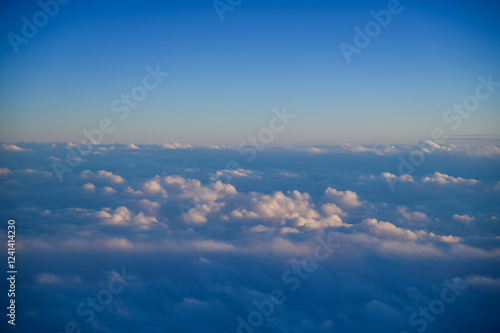 Wallpaper Mural Stunning cloudscape, blue sky with white clouds. Nature scene. Nature background. Torontodigital.ca