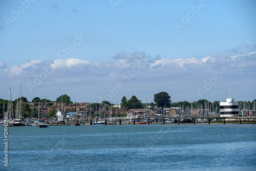 River Hamble Harbour Master Office at Warsash Hampshire England photo