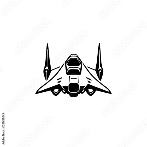 Futuristic Spaceship: A sleek, interstellar spacecraft design, ready for interstellar journeys.  Perfect for science fiction, space exploration, and futuristic technology projects.
