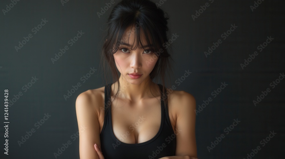 Minimal Fitness Photography with Japanese Model Minimal Fitness Photography with Japanese Model