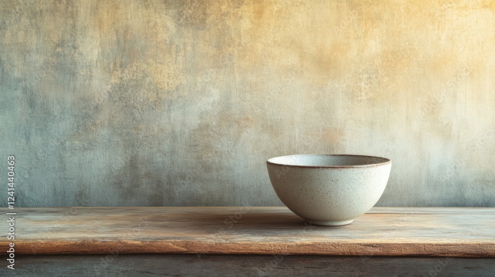 Empty bowl rustic wood table textured background Empty bowl rustic wood table textured background