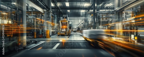 Factory automation swift product flow, modern facility