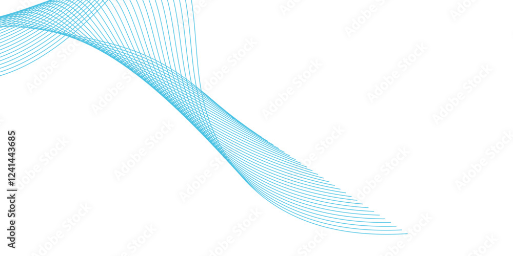 Abstract vector background with blue wavy lines. Blue wave background. Blue lines vector illustration. Curved wave. Abstract wave element. Abstract vector background with blue wavy lines. Blue wave background. Blue lines vector illustration. Curved wave. Abstract wave element.