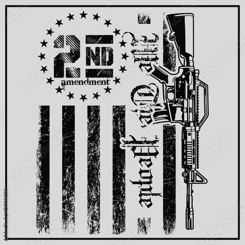 We the People 2nd Amendment T-Shirt Design, 2nd amendment Shirt
