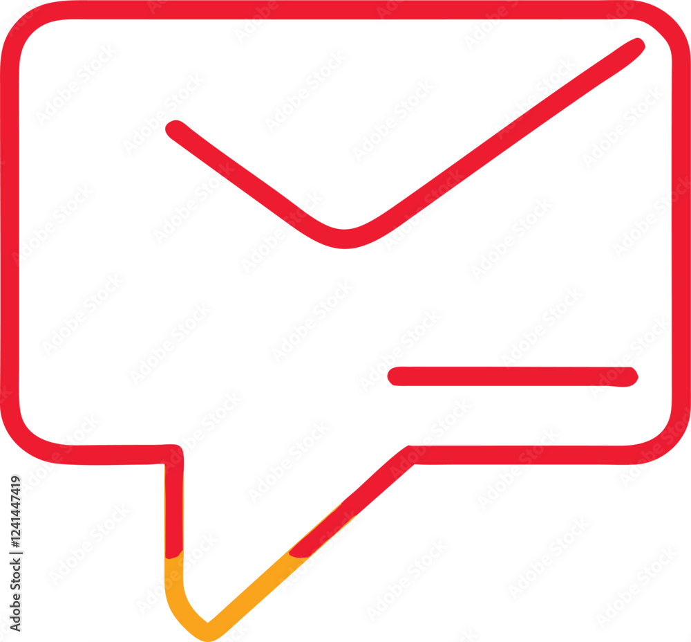 Flat SMS Message Icon – Transparent Background with Scalable Vector Illustration Flat SMS Message Icon – Transparent Background with Scalable Vector Illustration
