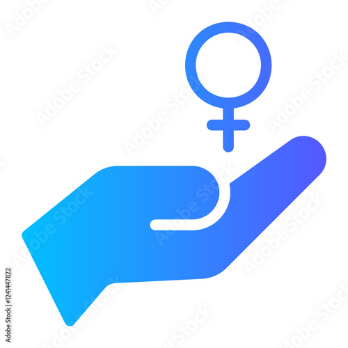 womens day gradient icon