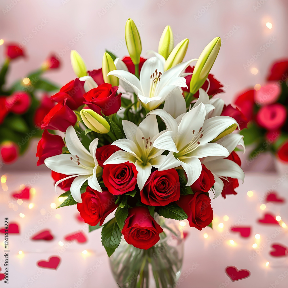Bouquet of Valentine's Day Flowers
