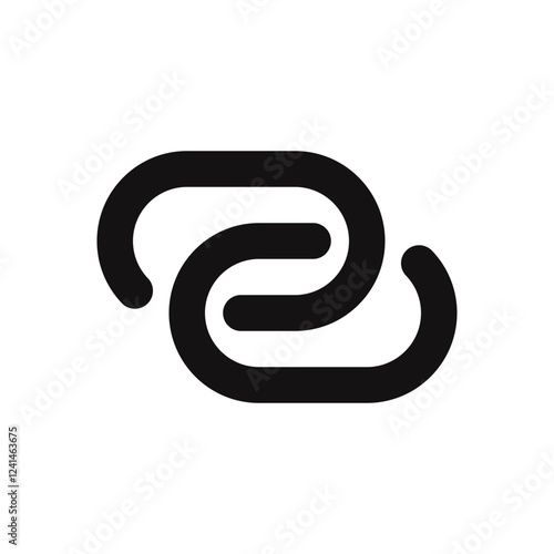 Link icon. Chain, internet, url, connection, attachment, connect, hyperlink. Vector illustration.