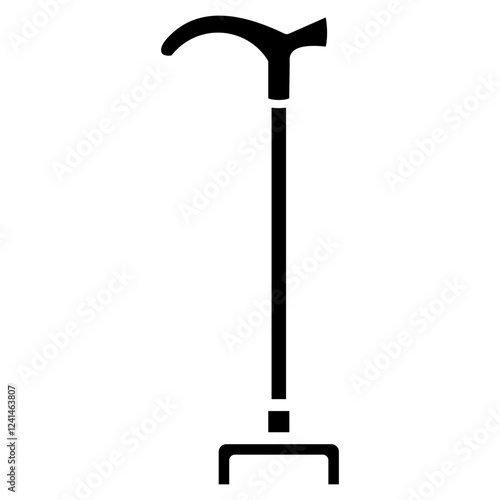 walking stick icon	