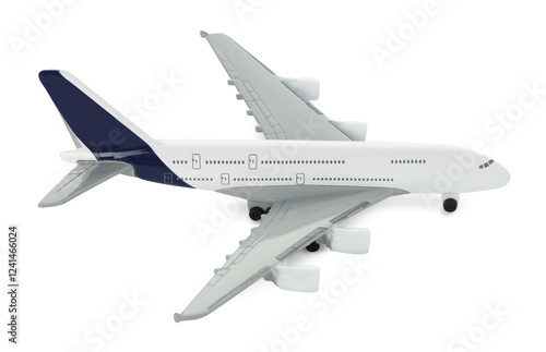One model of plane isolated on white