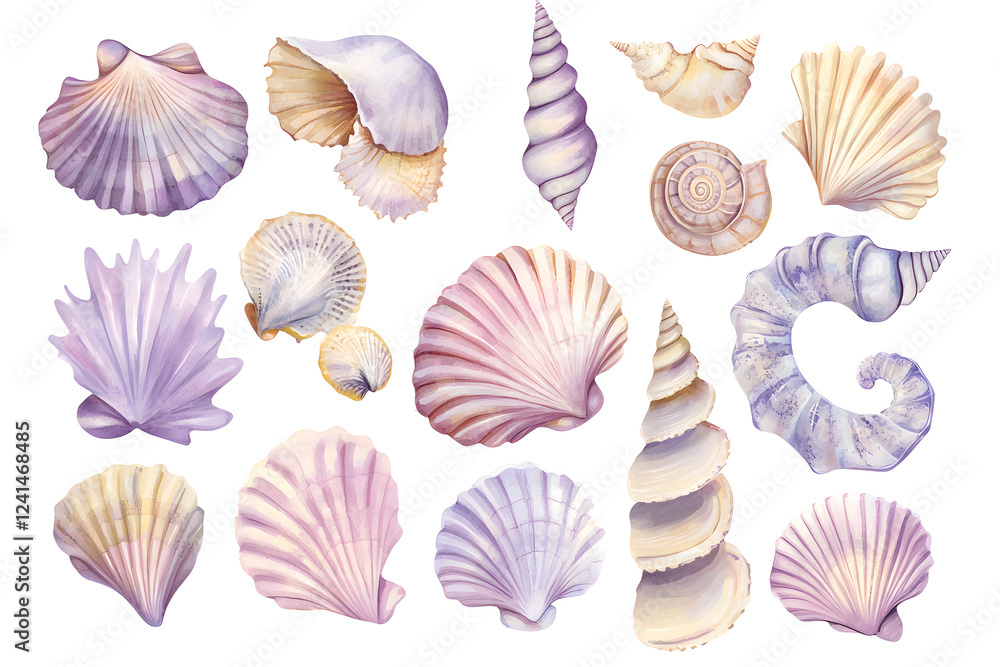 sea shells background sea shells background