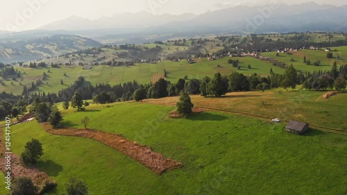 poranek na podhalu w Sierockiem